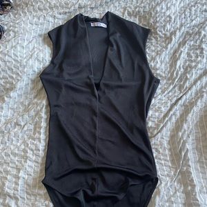 Black Zara bodysuit